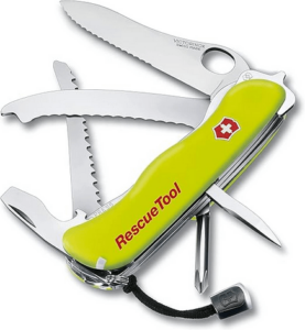 Victorinox Schweizer Taschenmesser Rescue Tool MW Rettungsmesser Feuerwehr 13 Funktionen Klinge Wellenschliff Einhand-Feststellklinge