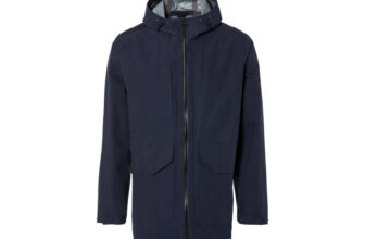 LIVERGY Herren Regenparka mit weitenverstellbarer Kapuze