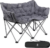 EVER ADVANCED XXL Faltsofa/ Campingstuhl für 2 Personen (gepolstert, bis 300KG belastbar)
