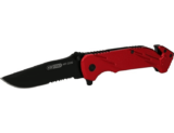 KS Tools 907.2220 Klappmesser mit Arretierung, Gurtschneider und Glasbrecher