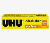 UHU Alleskleber Extra (Tube, Gel-Form für extra starkes und tropffreies Kleben, 125g) Prime