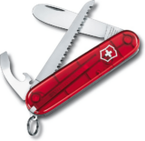 Victorinox Schweizer Taschenmesser My First Victorinox (9 Funktionen, Klinge ohne Spitz, Schraubendreher) Prime